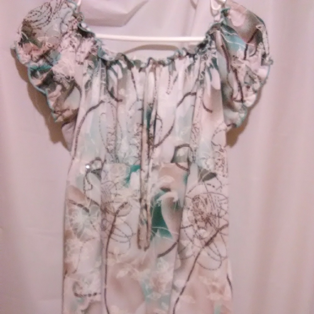 Babydoll style long sheer